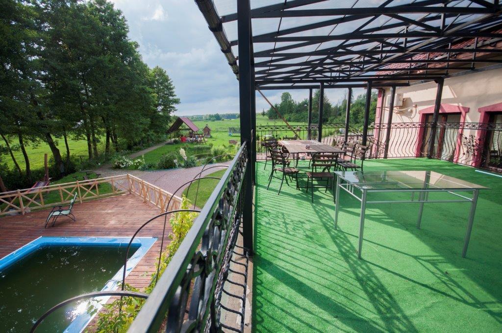 Pensjonat Agroturystyczny Pod Modrzewiem Bed & Breakfast Florczaki Bagian luar foto